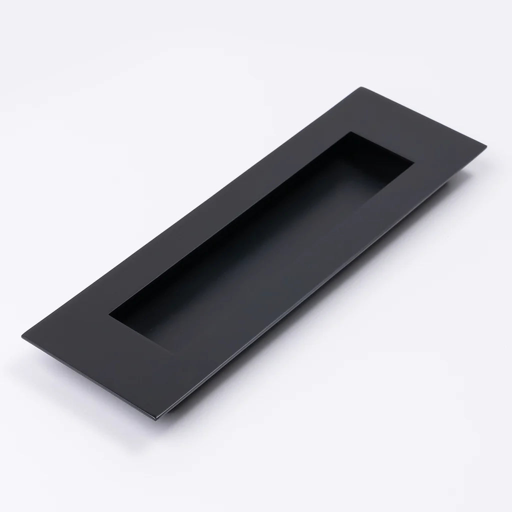 Manovella Sliding Door Flush Pull 250mm x 80mm - Matte Black
