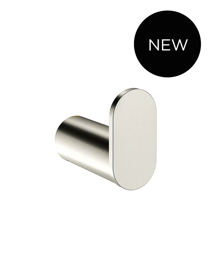 Meir Curvaé Single Robe Hook - Brushed Nickel