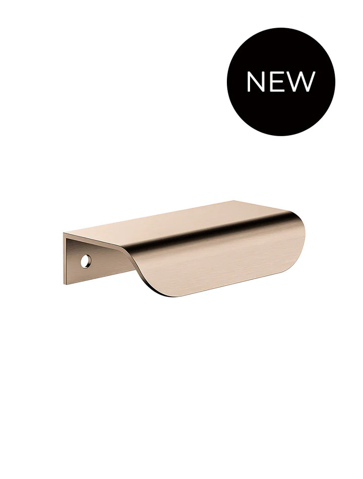 Meir Öppen Edge-Pull Cabinet Handle (Brushed) - Champagne