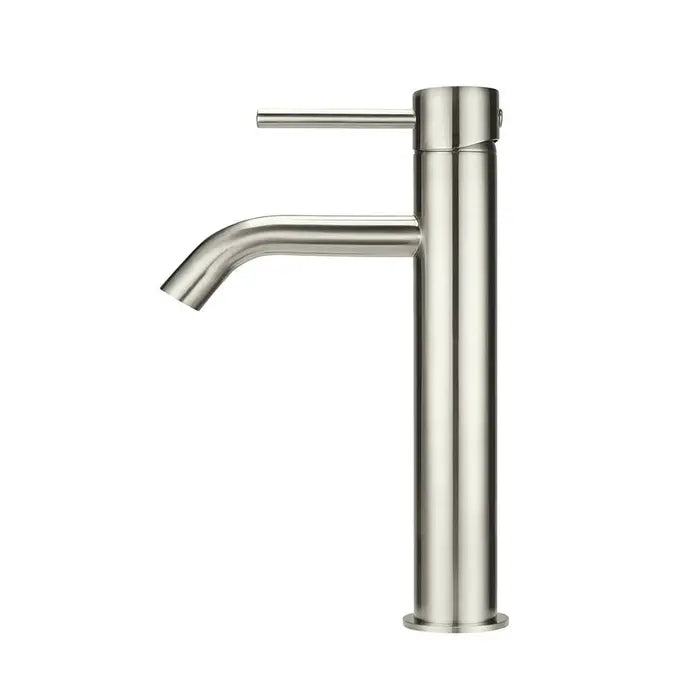 Meir Piccola Tall Basin Mixer Tap - Brushed Nickel