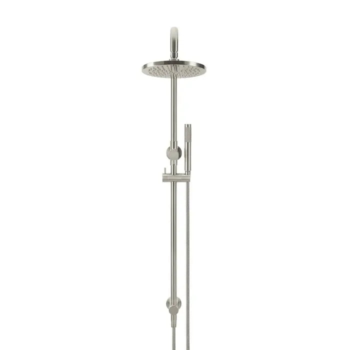 Meir Round Combination Shower Rail and Hand Shower - Brushed Nickel