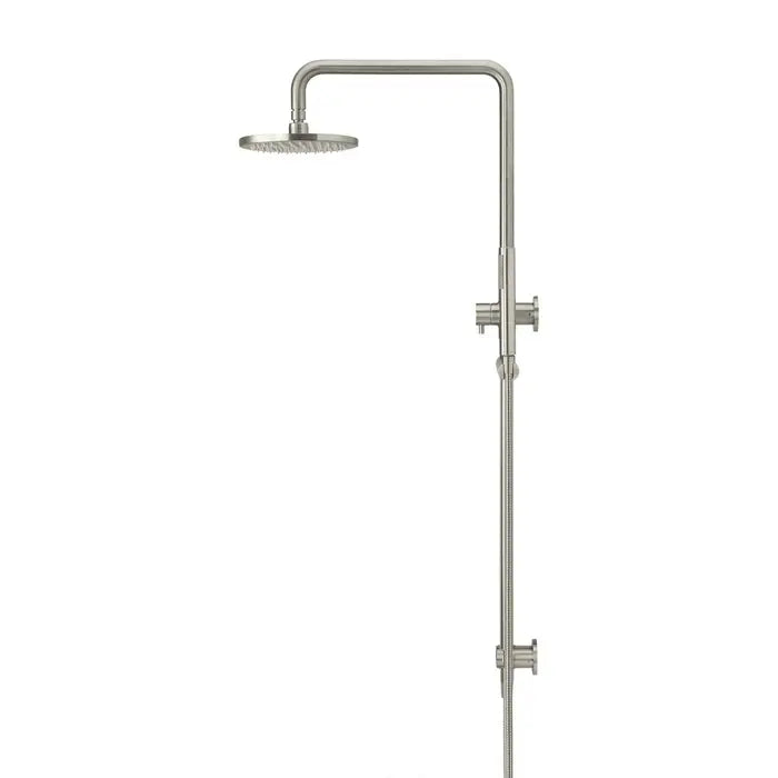 Meir Round Combination Shower Rail and Hand Shower - Brushed Nickel