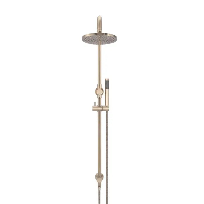 Meir Round Combination Shower Rail and Hand Shower - Champagne Rose Gold