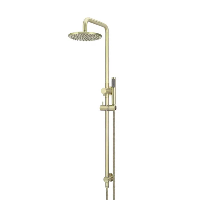 Meir Round Combination Shower Rail and Hand Shower - Tiger Bronze