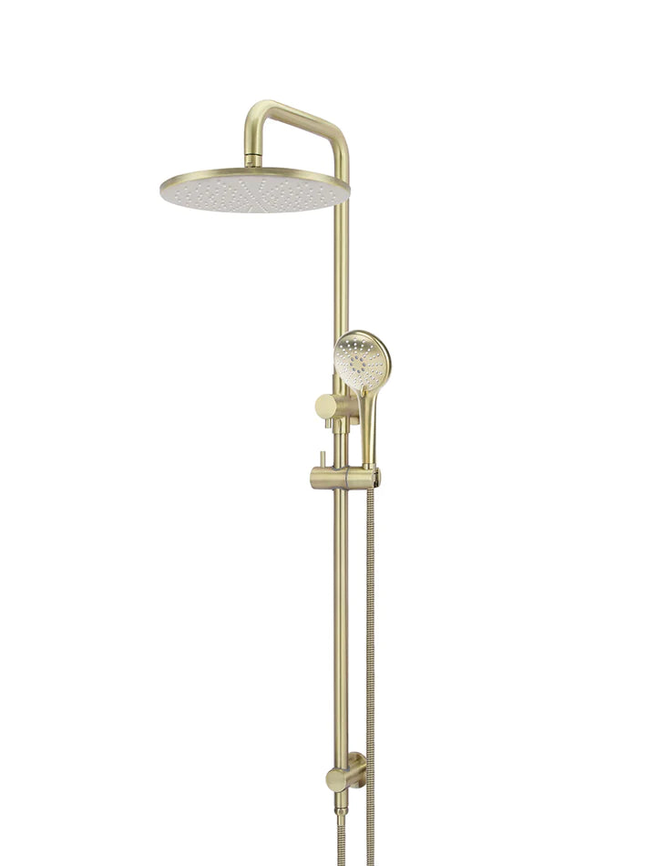 Meir Round Combination Shower Rail and Hand Shower - Tiger Bronze
