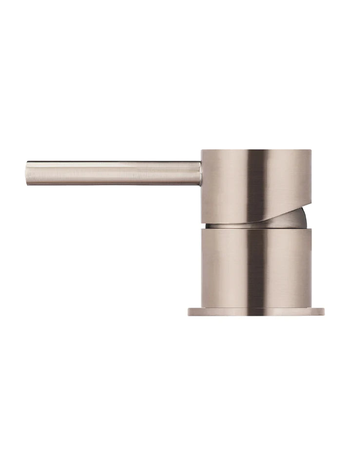 Meir Round Deck Mounted Mixer - Champagne