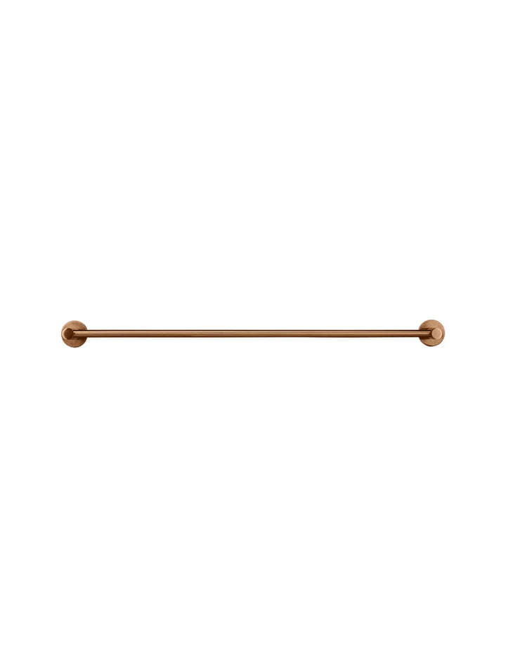 Meir Round Double Towel Rail - Lustre Bronze