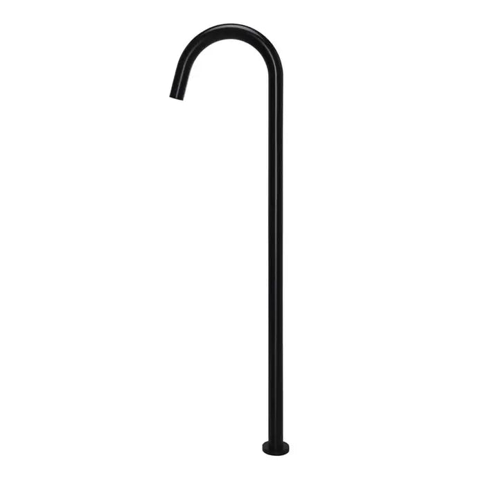 Meir Round Freestanding Bath Spout - Matte Black