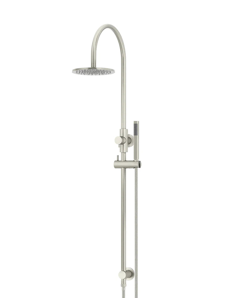 Meir Round Gooseneck Combination Shower Set - Brushed Nickel