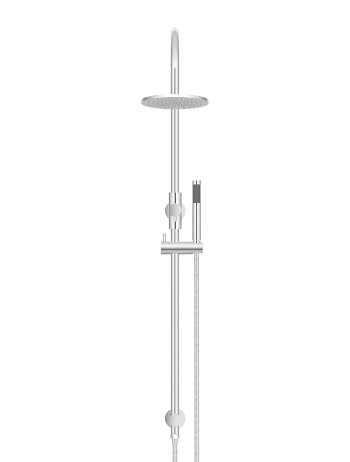 Meir Round Gooseneck Combination Shower Set - Chrome