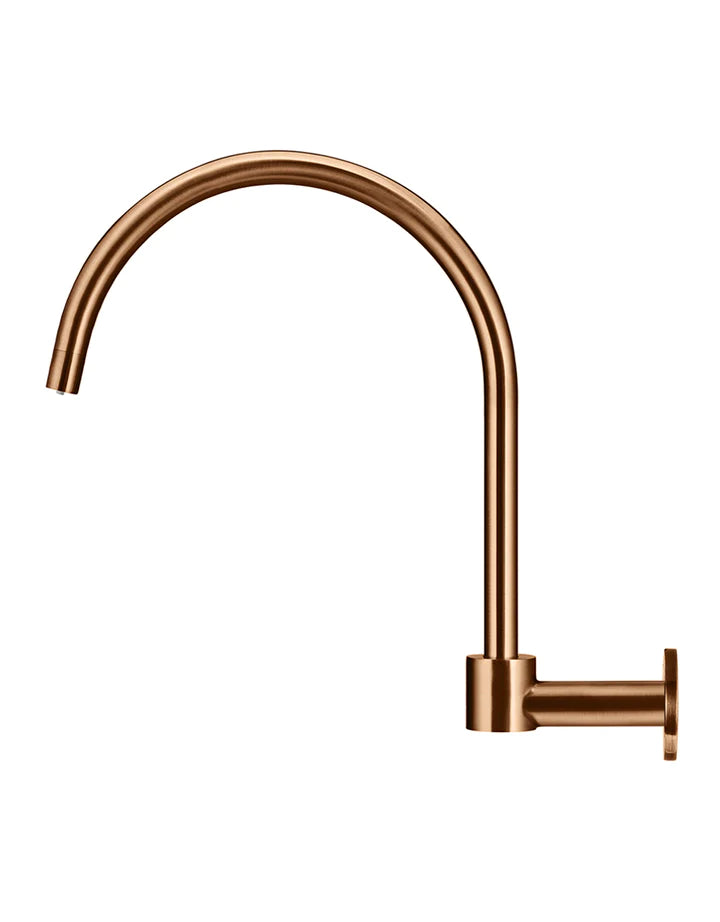 Meir Round High Rise Swivel Spout - Lustre Bronze