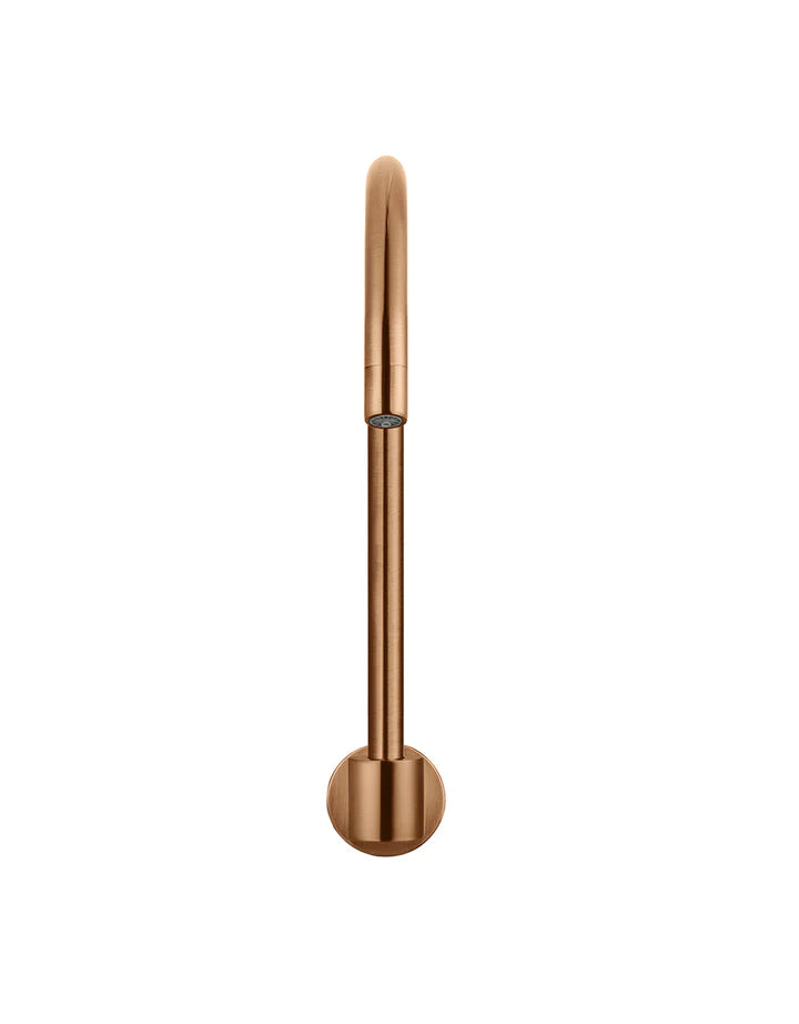 Meir Round High Rise Swivel Spout - Lustre Bronze