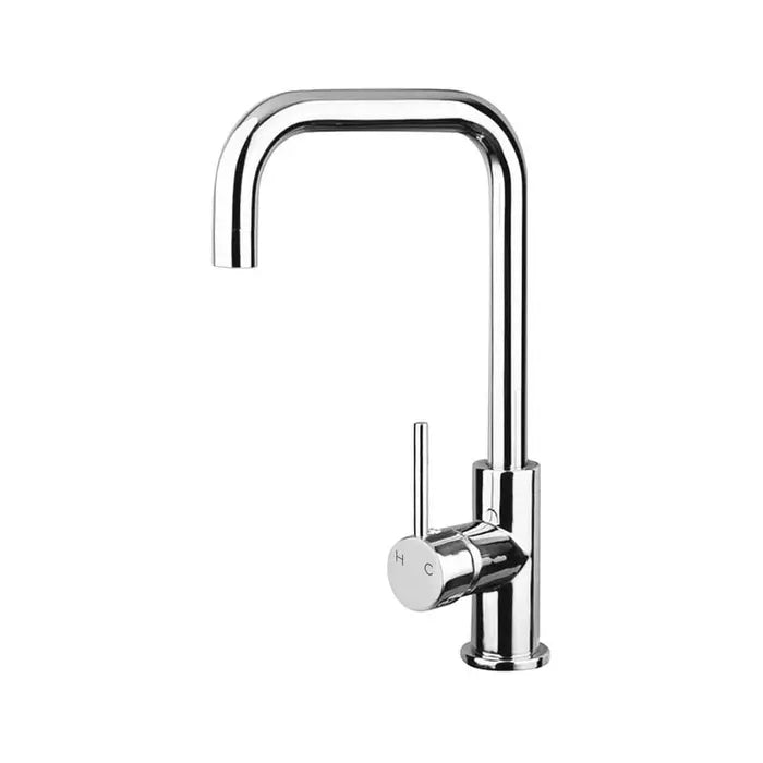 Meir Round Kitchen Mixer Tap - Chrome