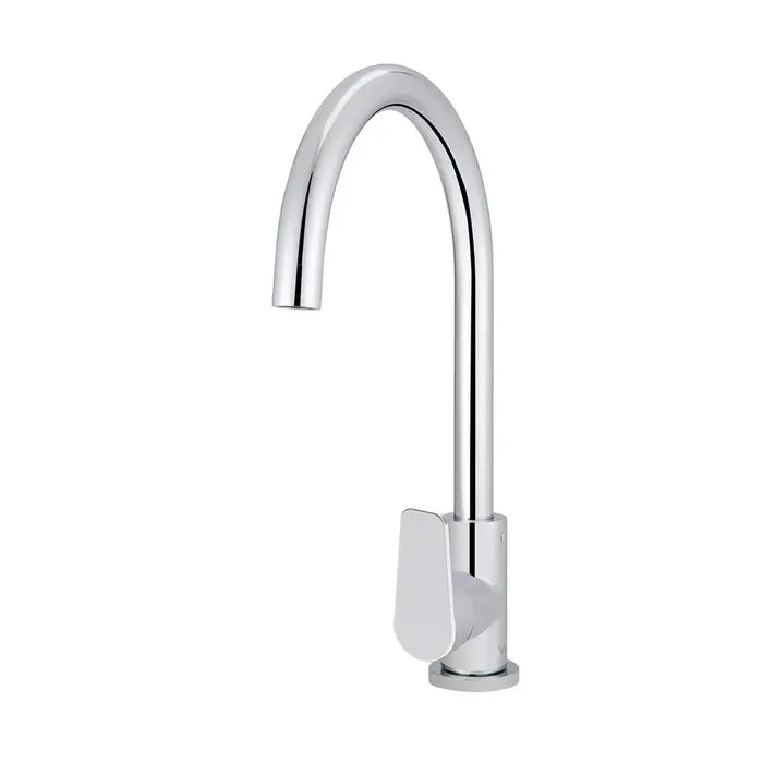 Meir Round Kitchen Mixer Tap - Chrome