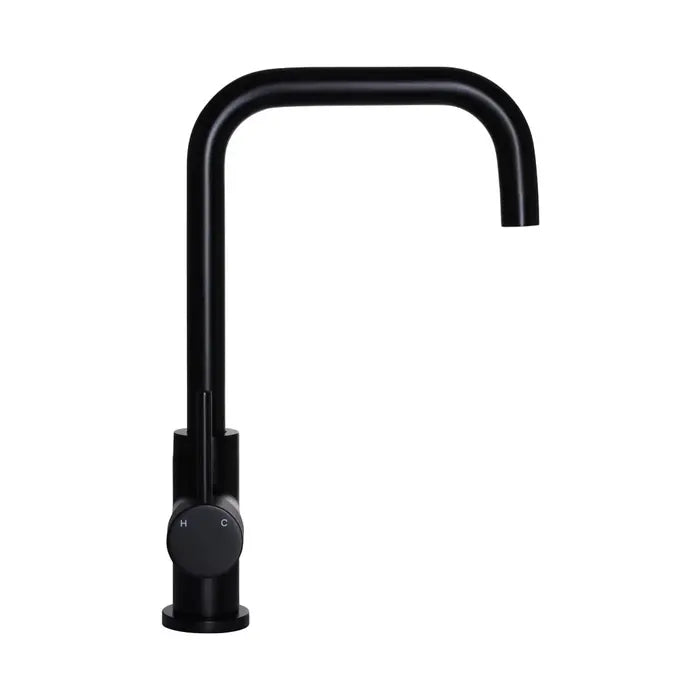Meir Round Kitchen Mixer Tap - Matte Black