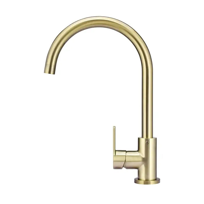 Meir Round Kitchen Mixer Tap - Tiger Bronze