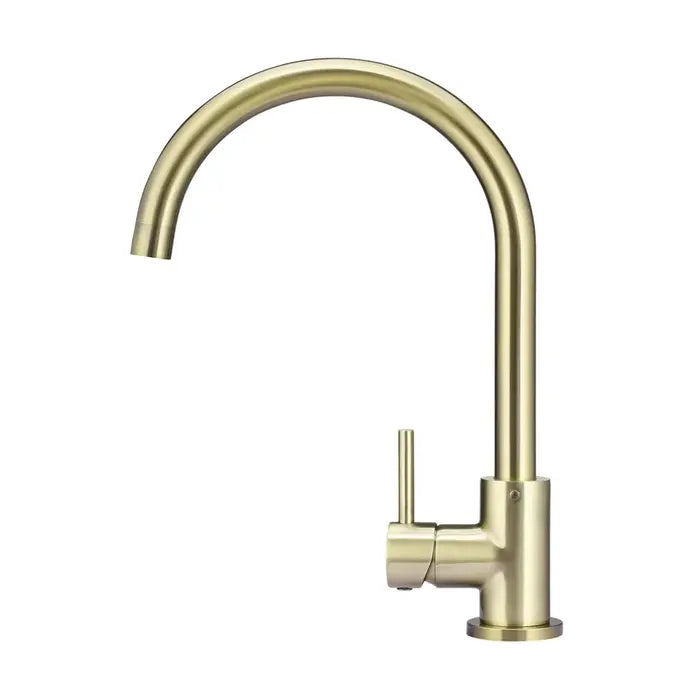 Meir Round Kitchen Mixer Tap - Tiger Bronze
