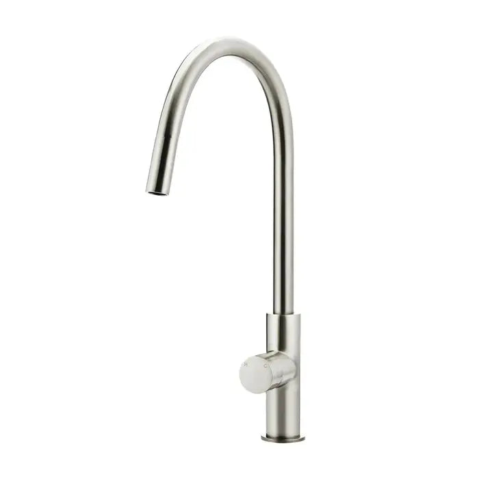 Meir Round Piccola Pull Out Kitchen Mixer Tap - Brushed Nickel