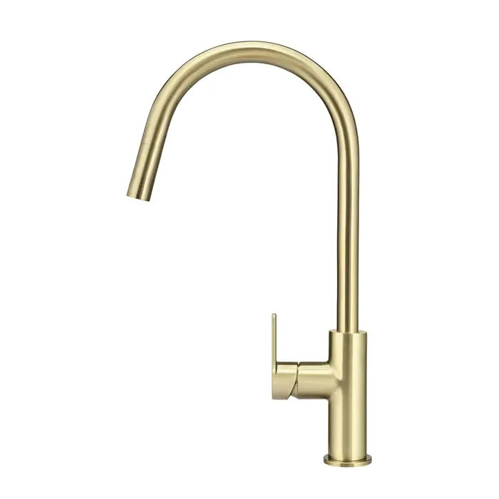 Meir Round Piccola Pull Out Kitchen Mixer Tap - Tiger Bronze