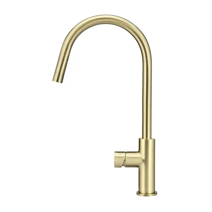Meir Round Piccola Pull Out Kitchen Mixer Tap - Tiger Bronze