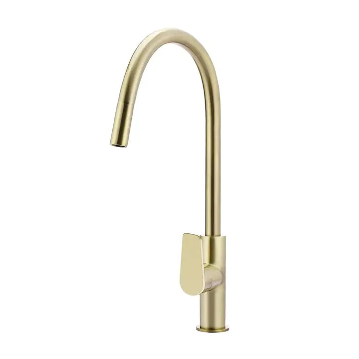 Meir Round Piccola Pull Out Kitchen Mixer Tap - Tiger Bronze