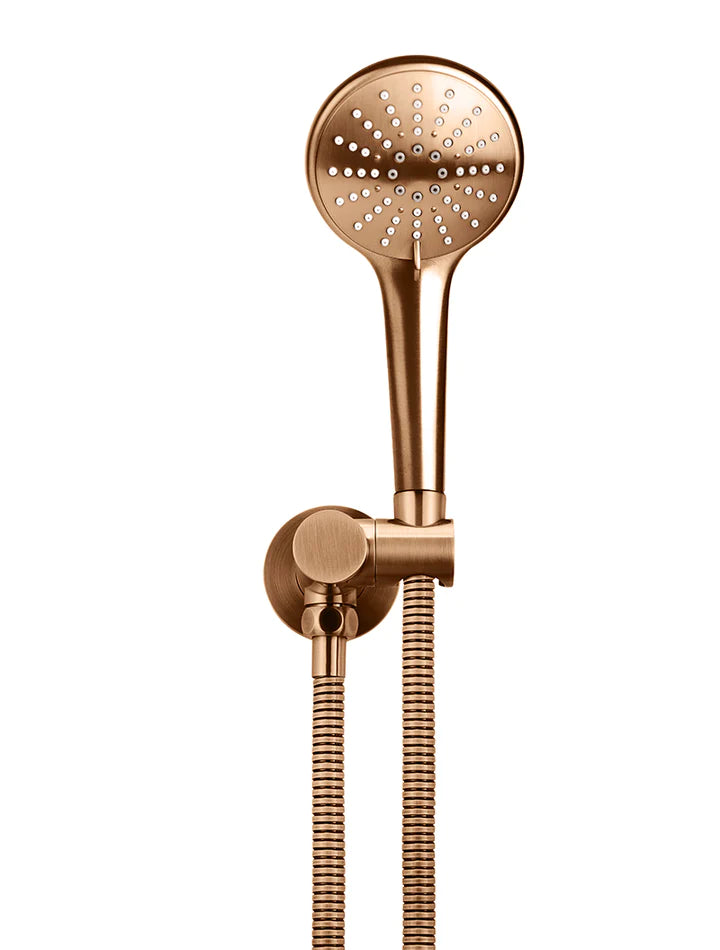 Meir Round Shower On Swivel Bracket - Lustre Bronze