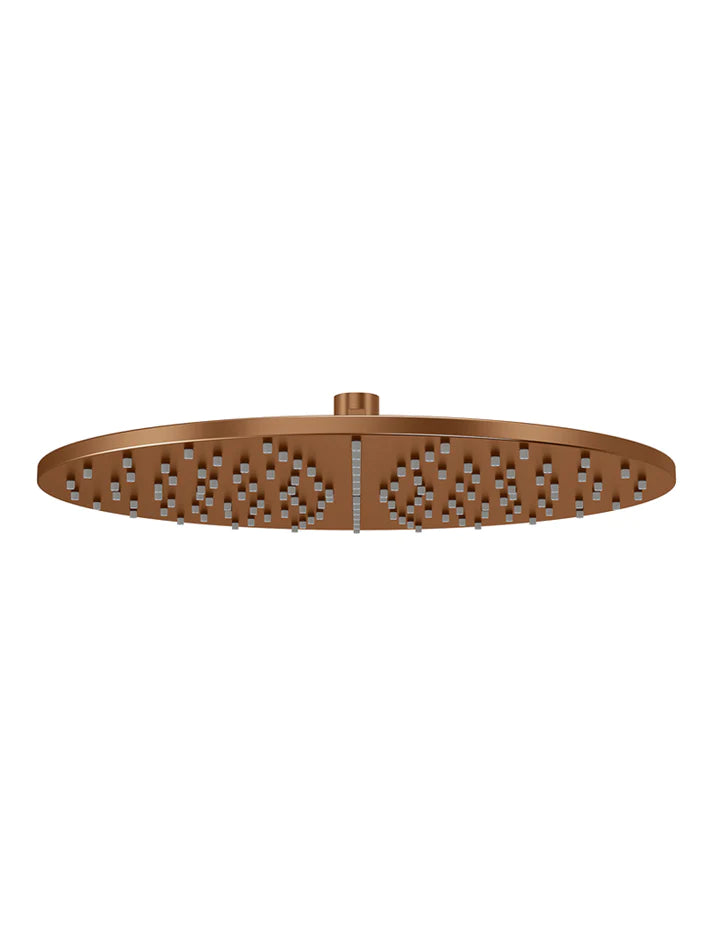 Meir Round Shower Rose - Lustre Bronze