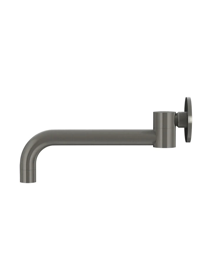 Meir Round Swivel Wall Spout - Gunmetal