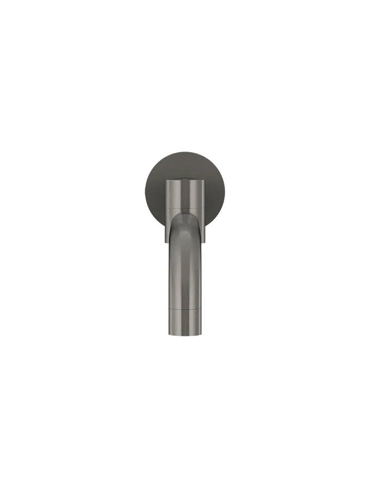 Meir Round Swivel Wall Spout - Gunmetal