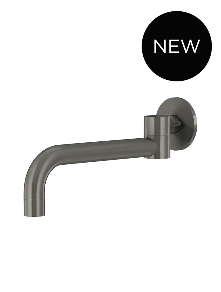 Meir Round Swivel Wall Spout - Gunmetal