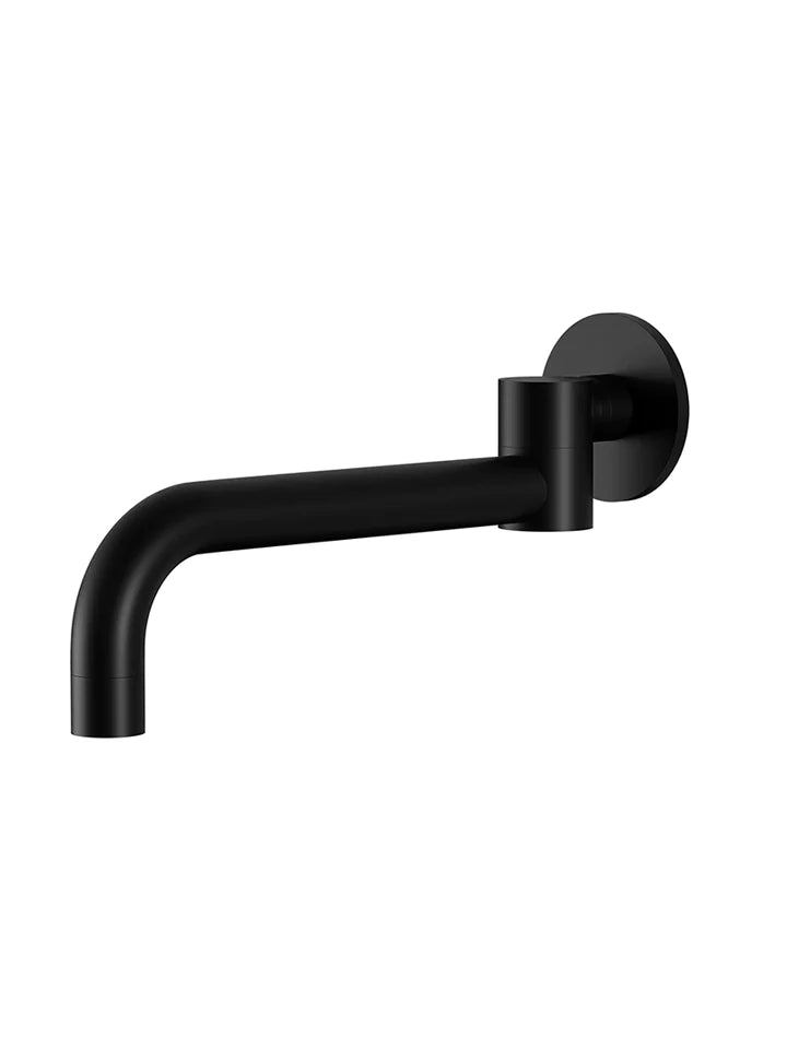 Meir Round Swivel Wall Spout - Matte Black