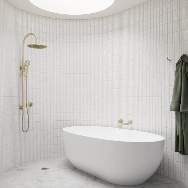 Meir Round Swivel Wall Spout - Tiger Bronze