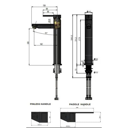 Meir Round Tall Basin Mixer - Chrome