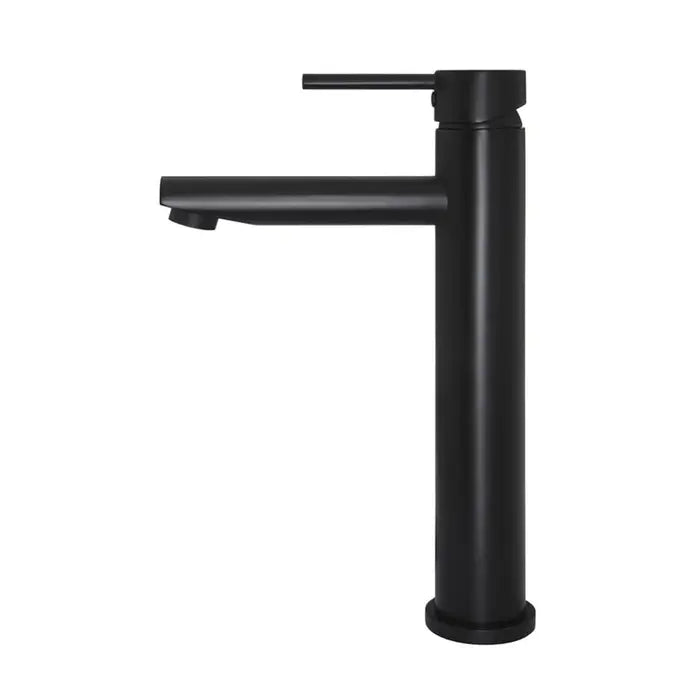 Meir Round Tall Basin Mixer - Matte Black