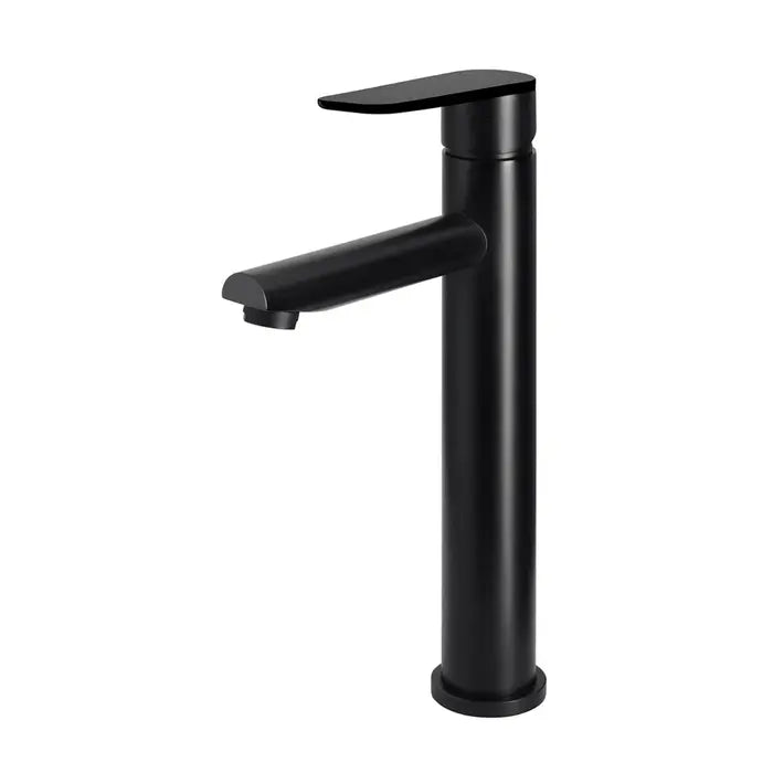 Meir Round Tall Basin Mixer - Matte Black