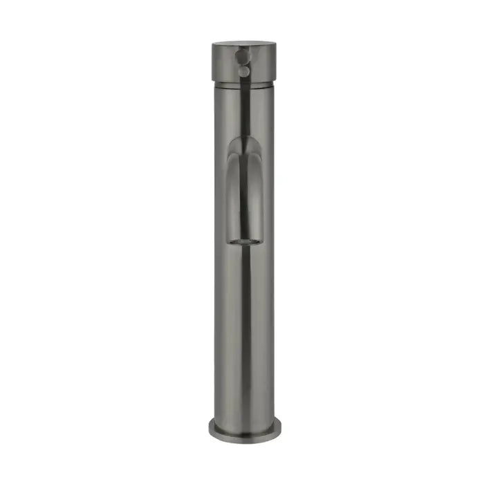 Meir Round Tall Curved Basin Mixer - Shadow