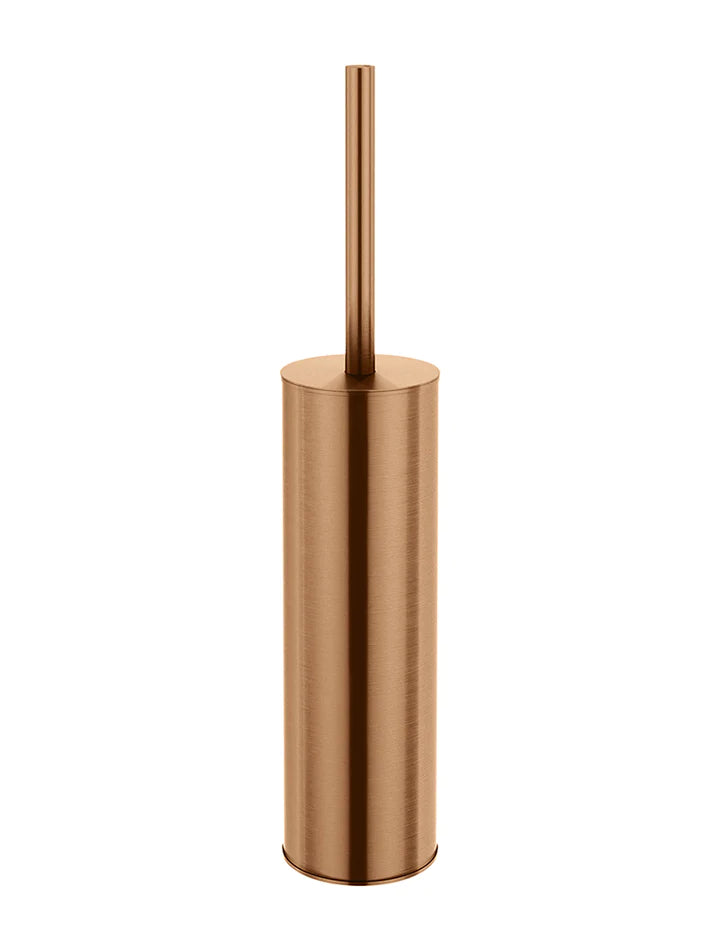 Meir Round Toilet Brush & Holder - Lustre Bronze