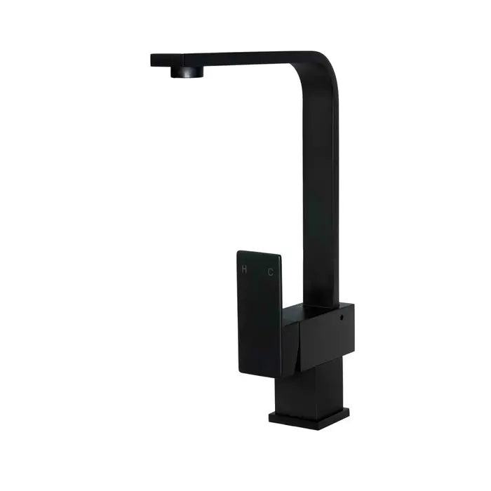 Meir Square Kitchen mixer Tap - Matte Black