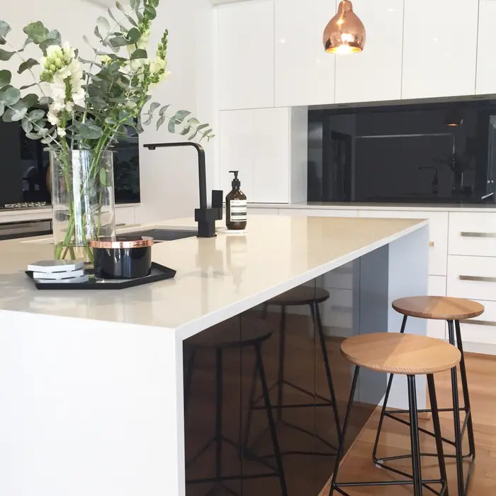 Meir Square Kitchen mixer Tap - Matte Black
