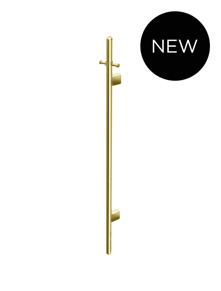 Meir Vertical Heated Towel Rail - Tiger Bronze