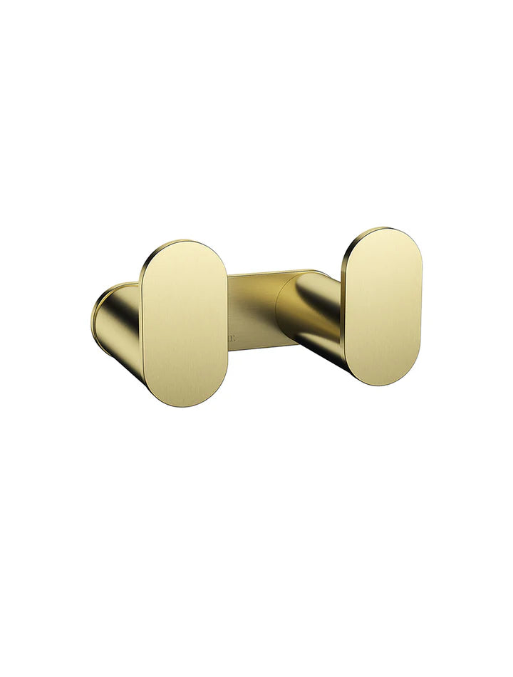 Meir Curvaé Double Robe Hook - Tiger Bronze
