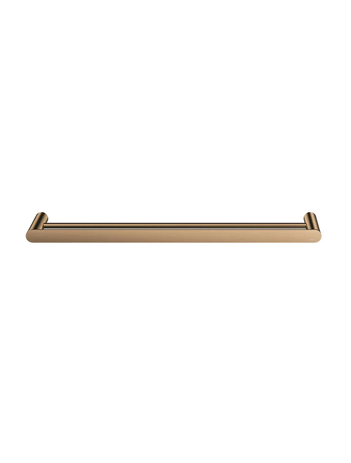 Meir Curvaé Double Towel Rail - Lustre Bronze