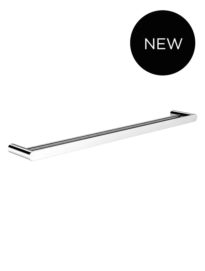 Meir Curvaé Double Towel Rail - Polished Chrome