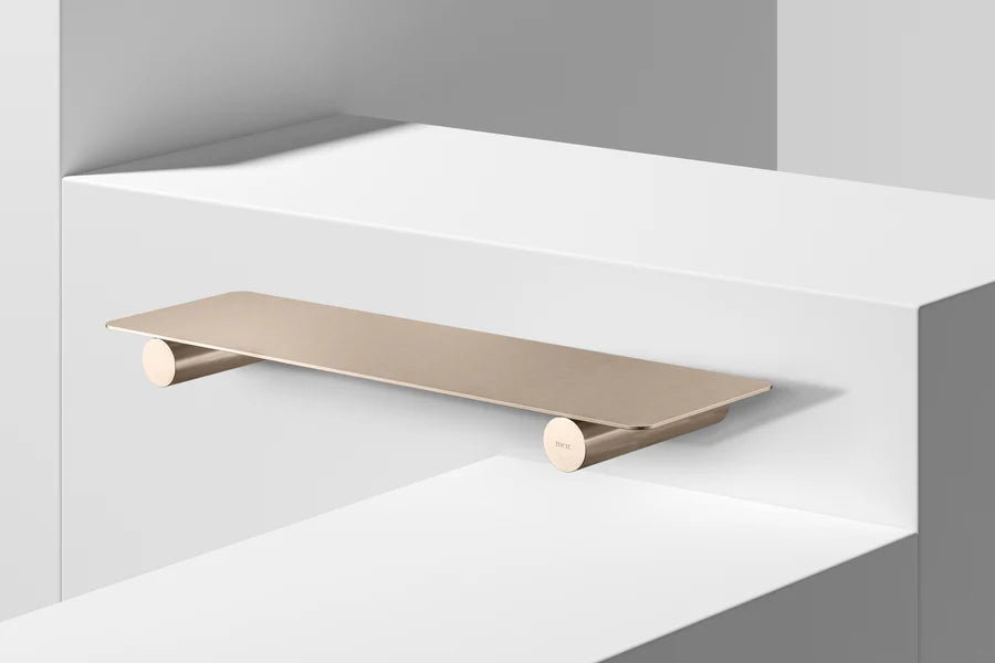 Meir Curvaé Shower Shelf - Champagne