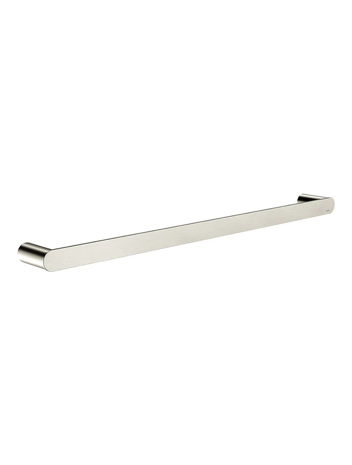 Meir Curvaé Single Towel Rail 600mm - Brushed Nickel