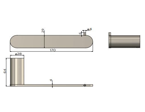 Meir Curvaé Toilet Roll Holder - Brushed Nickel