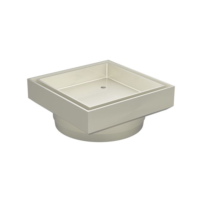 Meir Shower Waste with Tile Insert - Brushed Nickel