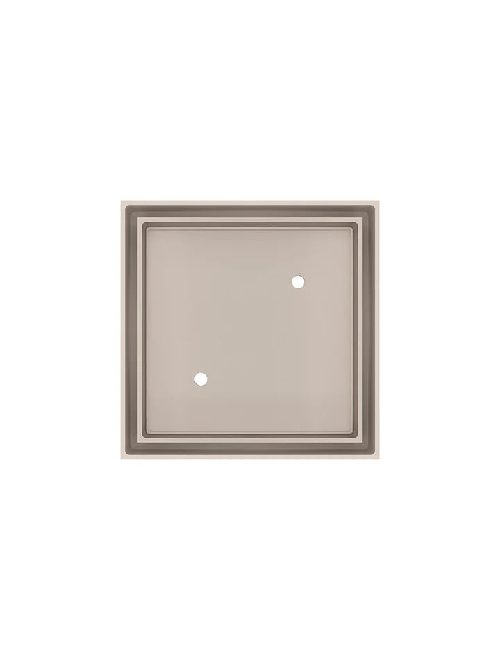 Meir Shower Waste with Tile Insert - Champagne