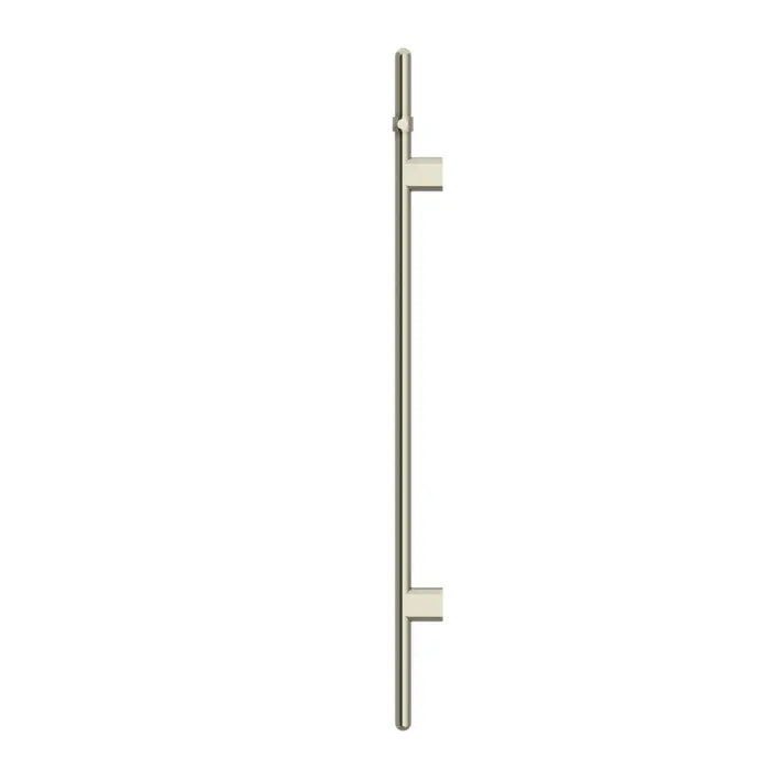 Meir Vertical Heated Towel Rail - Brushed Nickel