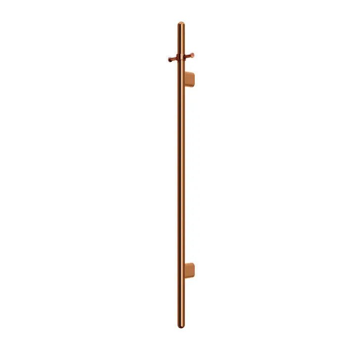 Meir Vertical Heated Towel Rail - Lustre Bronze